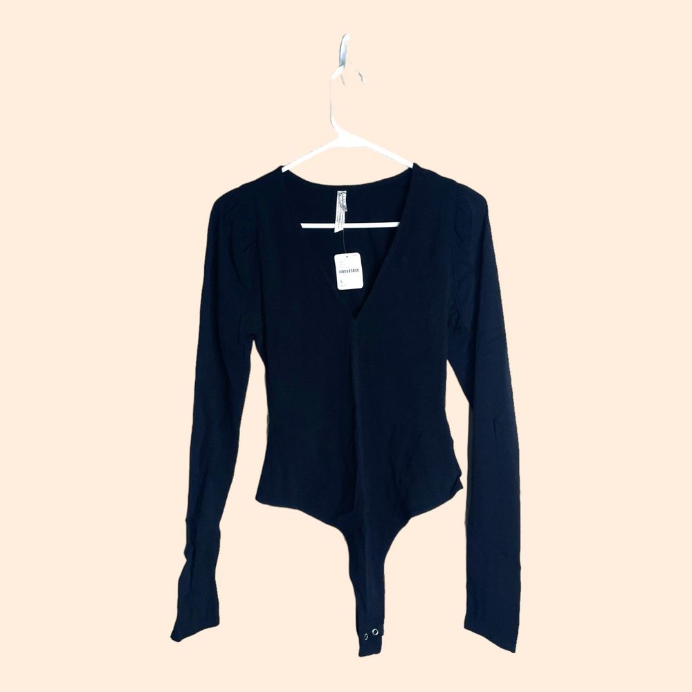 NEW Free People V Neck Bodysuit